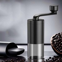 Manual Hand Crank Coffee Grinder Adjustable Plastic Coffee Bean Mill Ceramic Grinding Core Coffee Grinding Machine Travel