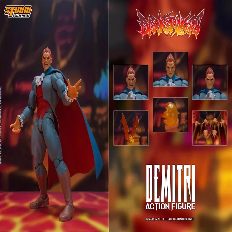 CPDS001 Storm Toys 1/12 DEMITRI DARKSTALKERS Full Set 6'' Action Figures Model In Stock For Fans Collection