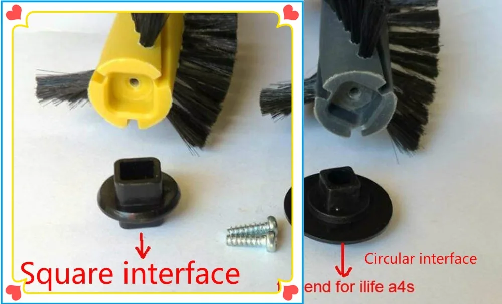 آيبوتو-روبوت مكنسة كهربائية x410 ، إكسسوارات منزلية سهلة ، فرشاة 4 جوانب ، فرشاة رئيسية واحدة ، فلتر هيبا 2
