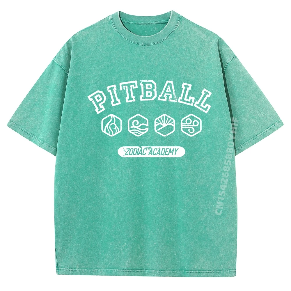 لانس أوريون بيتبول وجهين أكاديمية زودياك داريوس أكروكس Camisetas الجرافيك تي شيرت رجالي موضة غسلها تي شيرت رسالة
