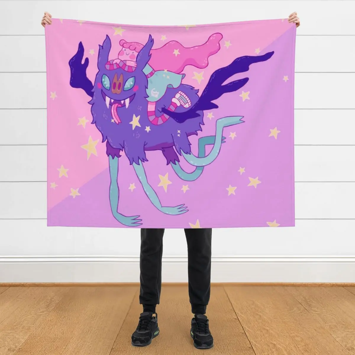 

Marcy & Bonibel Throw Blanket Cute Loose Large Blankets