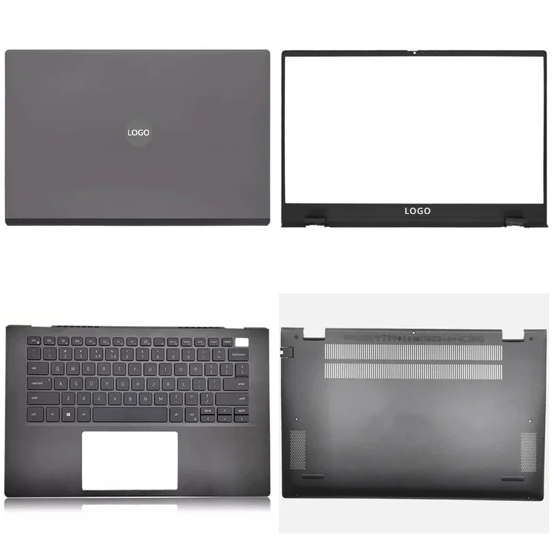 

NEW For DELL Vostro 14 V5401 V5402 5401 5402 Laptop LCD Back Cover Front Bezel Upper Palmrest Bottom Base Case Keyboard Hinges