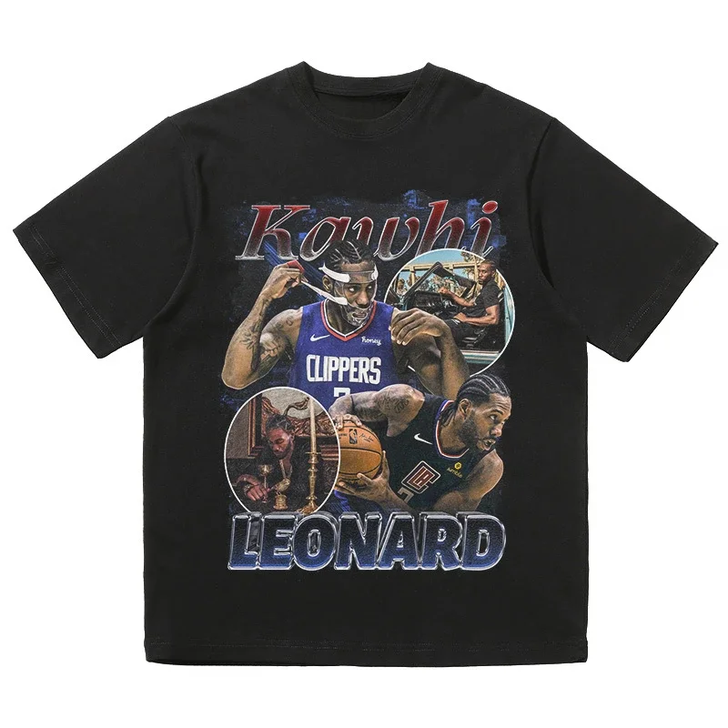 

New Antoheny Nuggest Basketball Doncic American Fashion Print Men's Women's Loose 100% Cotton Summer Loose Short Sleeve T-shirt