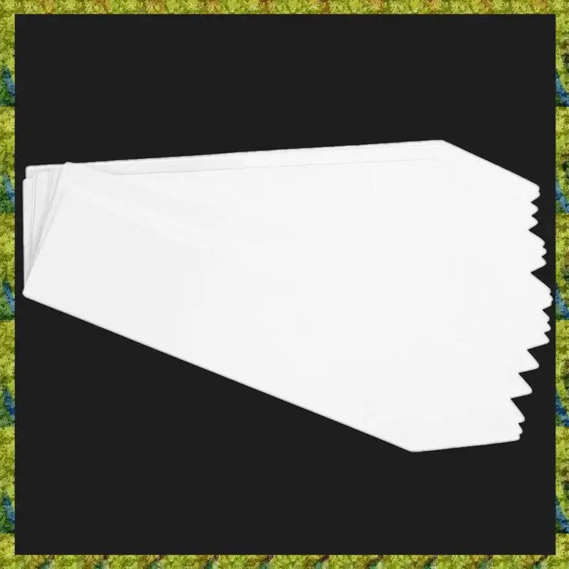 UISN 1000 Pcs 4 Inch Plant Tags Garden Nursery Labels Plastic Pot Labels White