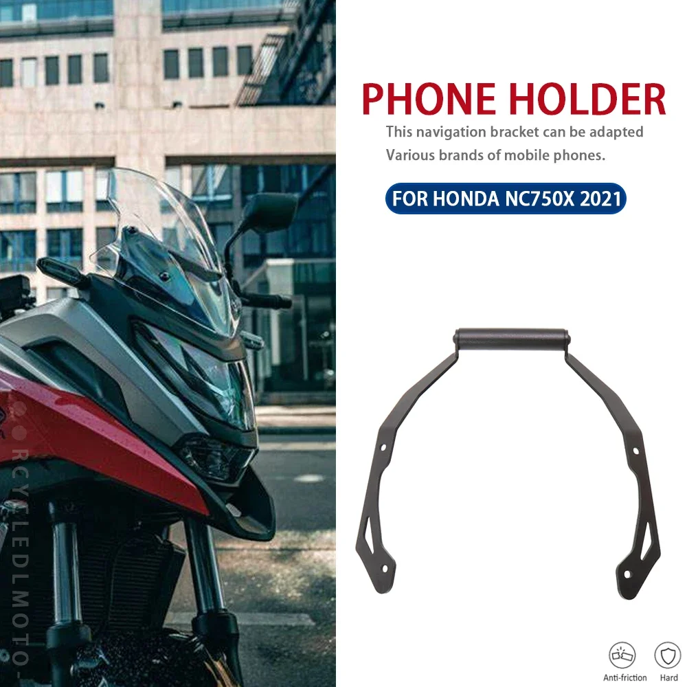 2021 NC750X Motorcycle Phone GPS Mount Wireless Charging Windshield 22mm Navigation Bracket Stand Holder For Honda NC 750 X 750X