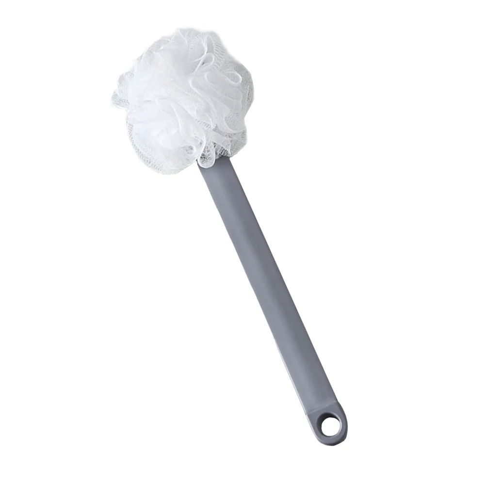 

Long Handled Bath Brush Body Scrub Sponge Shower Massager Exfoliating Back Brush Bathroom Supplies Dry Brushing Deep Cleaning