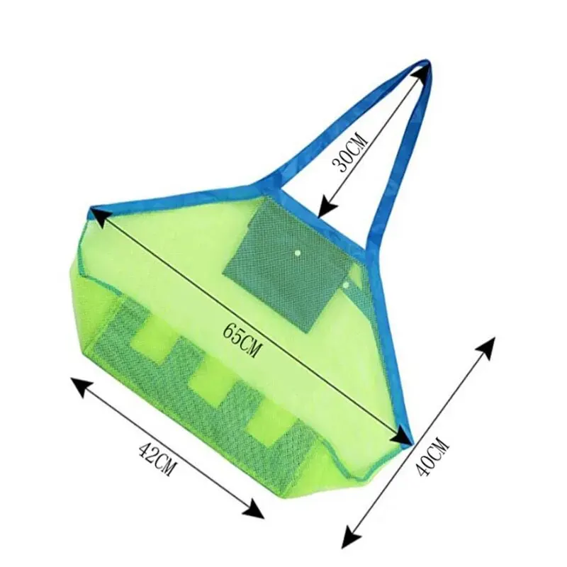 1PC Outdoor Children\'s Beach Shell Toys Quick Storage Bag, Sand Digging Tools, Miscellaneous Items Storage Net Bag