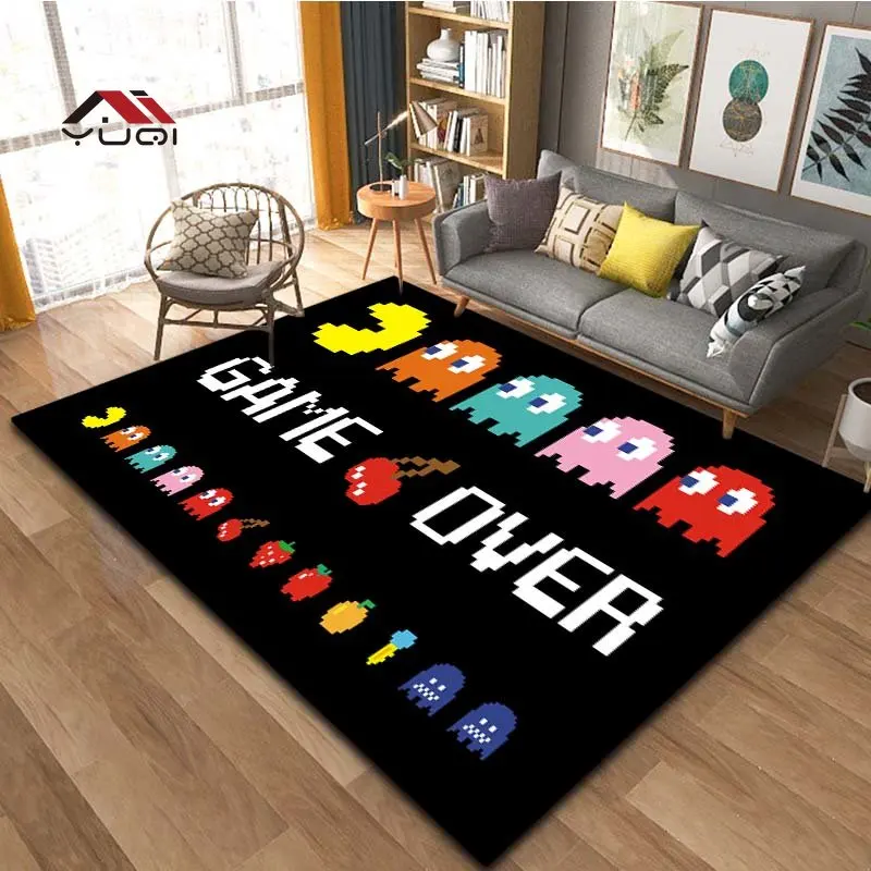 Klassiek retro spelpatroon woonkamer tapijt badkamermat creatieve deurmat slaapkamermat buitentapijt slaapkamer decor 15 maten