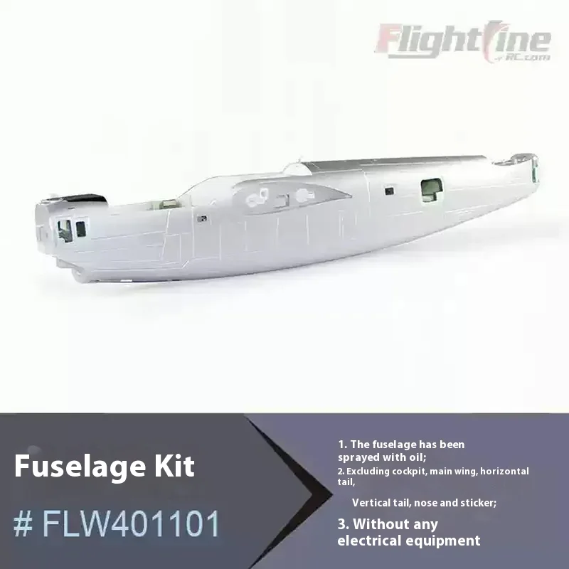Freewing Flightline B-24 Liberator Silver อุปกรณ์เสริม Body ปีกหลักแนวตั้งหาง Landing Gear ใบพัด