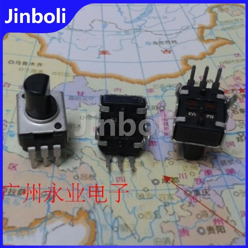 10PCS RV09 Type 0931 Single Vertical Potentiometer 3Pins B10K B20K B50K B103 B203 B503 Adjustable Resistance Shaft Length 7MM