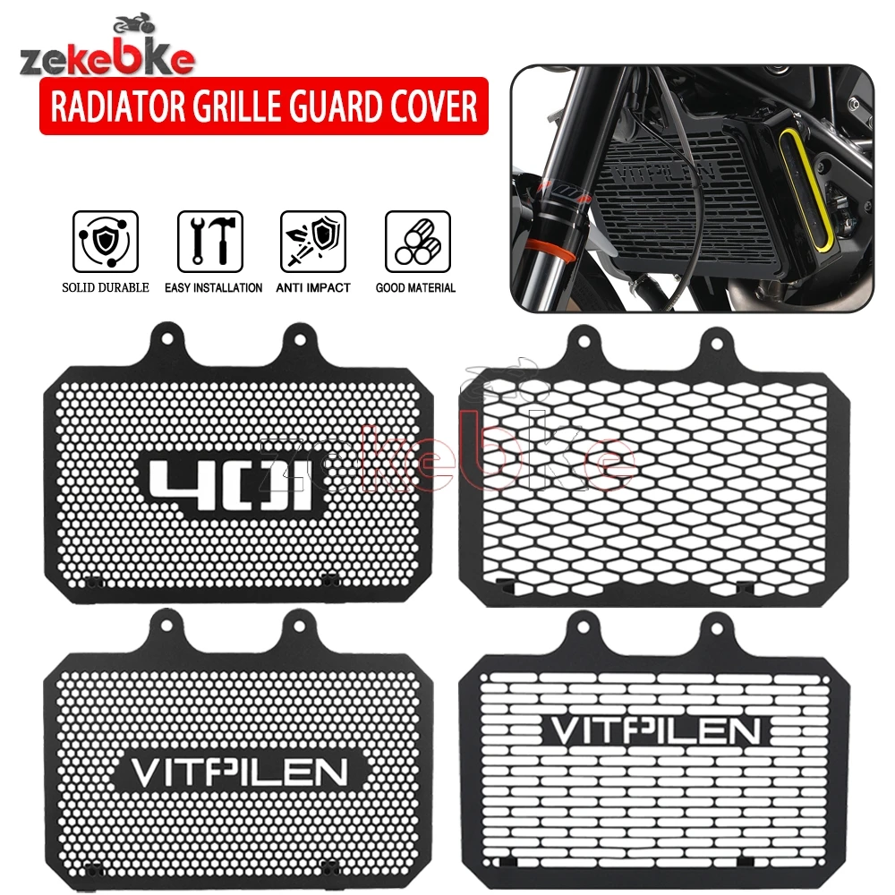 

For Svartpilen Vitpilen 401 Vitpilen401 Svartpilen401 Motorcycle Accessories Radiator Grille Guard Cover Protector 2018 - 2023