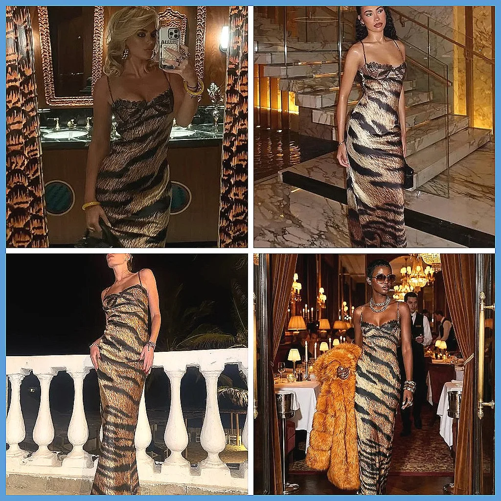 

Sexy Lace Patchwork Maxi Dress for Women, Elegant Sleeveless High Waist Slim Vacation Dress