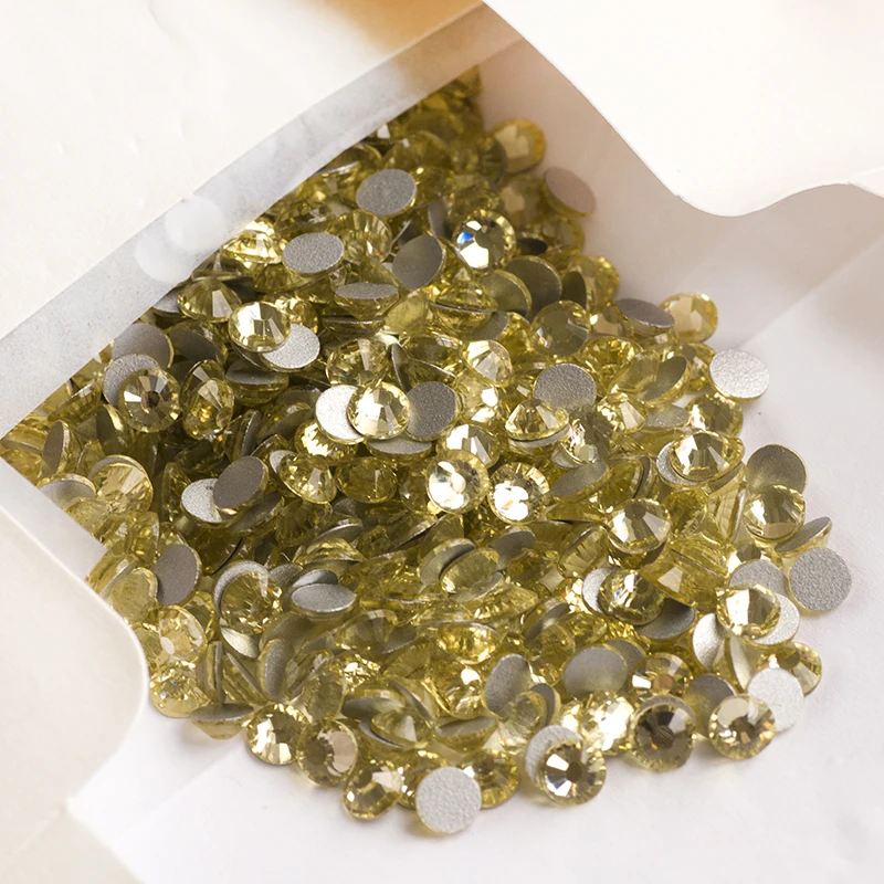 New Strass All Colors Non Hot Fix Sewing Rhinestones Glass Crystal 3D Nail Art Rhinestones For Gym Suit Dress Clothes Garment