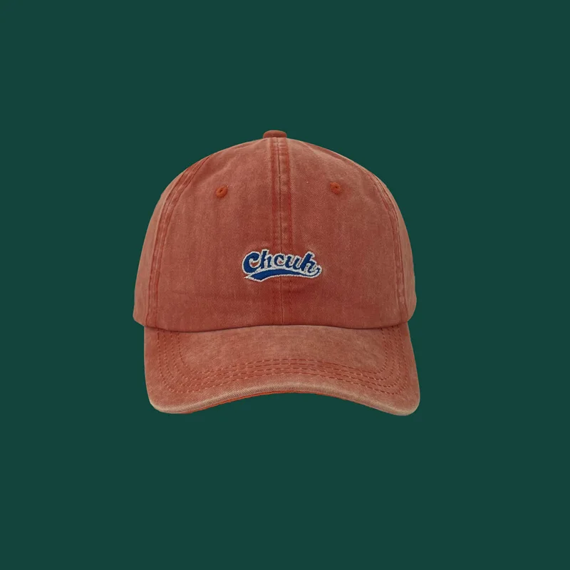 قبعة بيسبول كلاسيكية مغسولة - قبعة للزوجين من American Streetwear مطرزة بسيطة وناعمة للجنسين للرجال والنساء