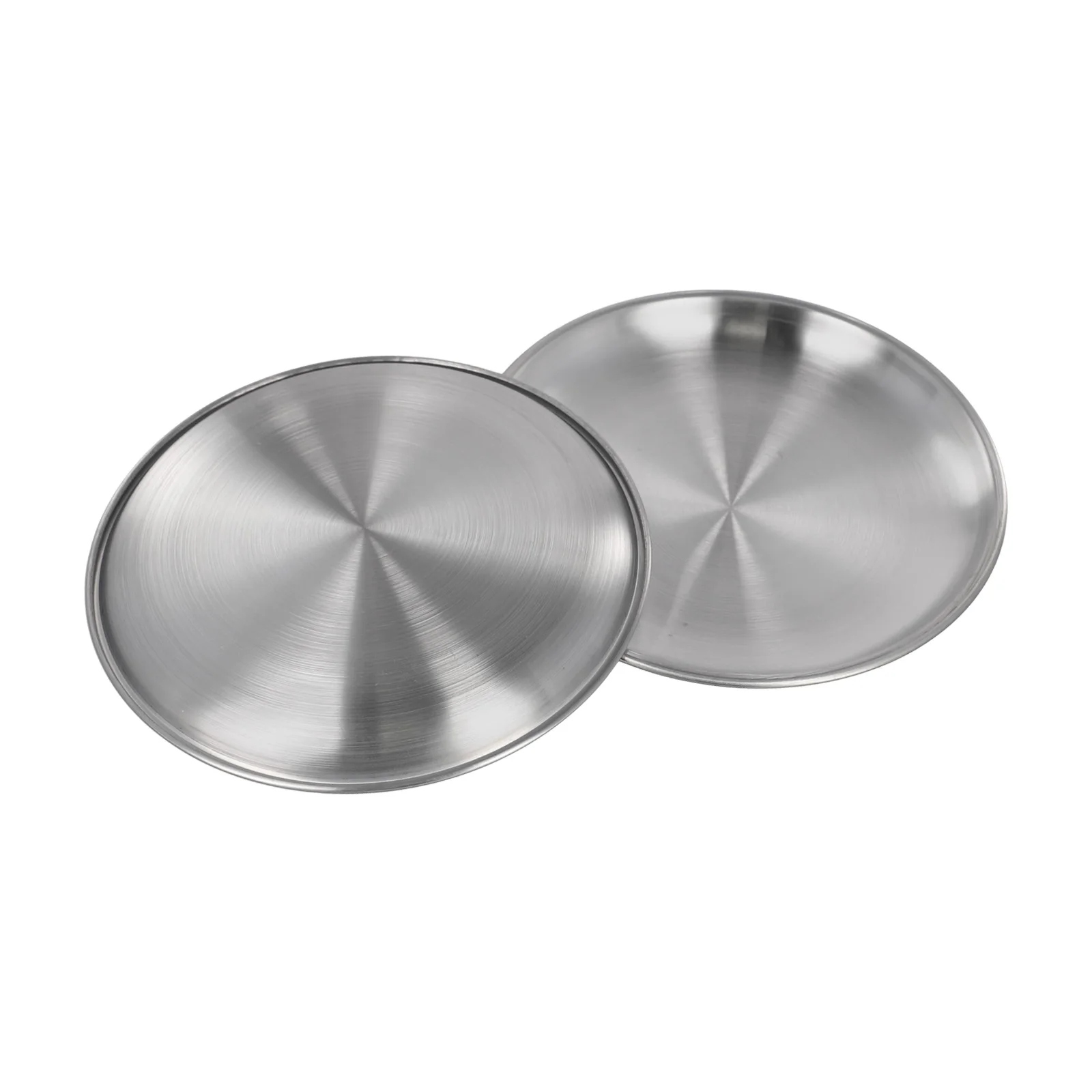 Outdoor Dining 14cm Camping Tableware Lightweight Metal Plates Portable Dining Set Compatible With Steaks Backyard Parties