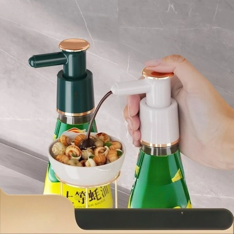 Multi-Purpose Condiment Pump Head, Food Grade Oyster Sauce Squeezer for Cooking and Baking