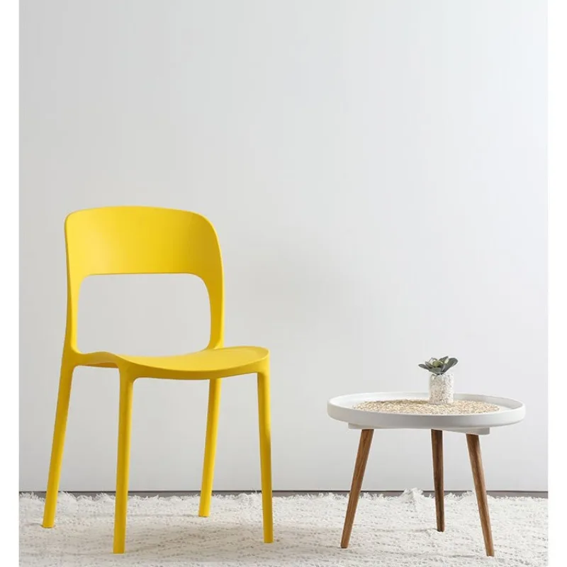 Students negotiate backrest plastic leisure chair European and American fashion leisure home Nordic style, plastic chair