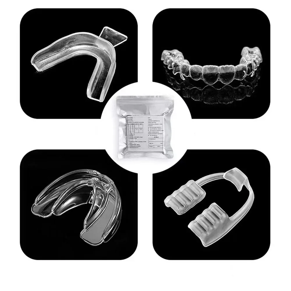 Dental Orthodontic Splint Retainer Slice Vacuum Forming Sheet Soft/Hard Square Plastic 0.8/1.0/1.5/2.0mm Thermoforming