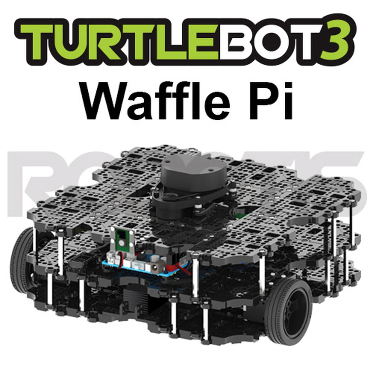 Turtlebot3 Burger Waffle Pi open source ROS robot mobile platform TURTLEBOT3 Waffle Pi RPi4 2GB / TURTLEBOT3 Waffle Pi RPi4 4GB