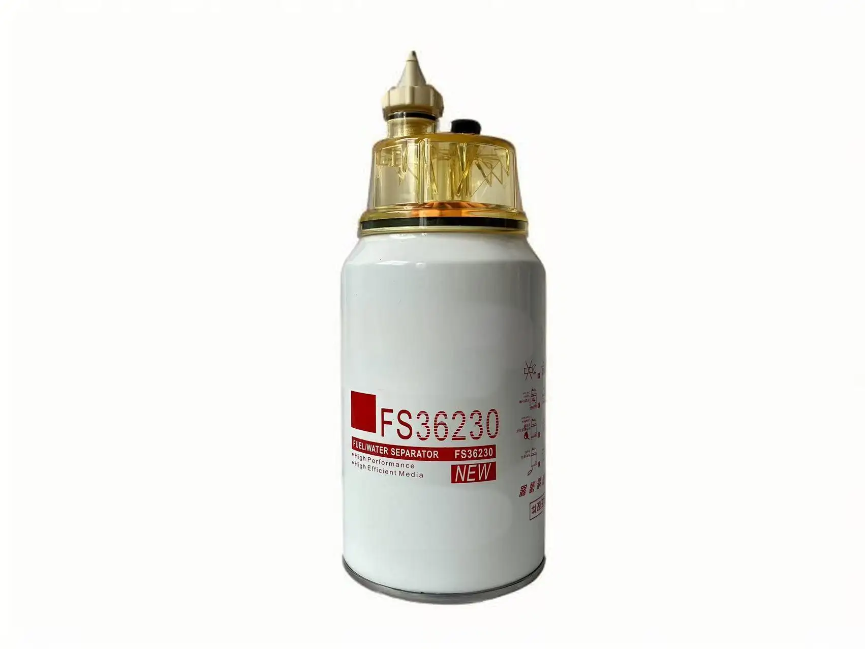 

FS36230 Fuel Filter For Cummins Engine 91FG206 5300516 Filter Cup Sensor Connection Filter Fuel Water Separation