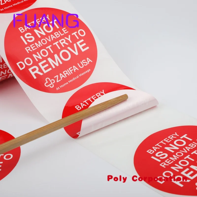 Custom Logo Sticker Bedrukt Rol Plastic Waterdicht Synthetisch Papier Zelfklevend Vinyl Pvc Ronde Cirkel Merk Logo Sticker