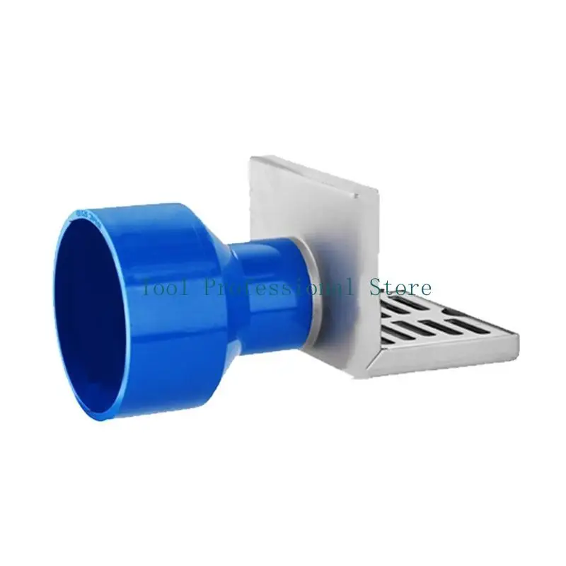 

57QF Floor Drain Wall Side-Drain Stopper Bathroom 90 Degree Vertical Drain Strainers