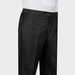 الرجال مجهزة زر واحد بدلة سوداء سترة السراويل Smalking أنيقة حفلة موسيقية عشاء زفاف الرجال الدعاوى الرسمية 2 قطعة أفضل 11 بدلة مصممة مبيعا - رقم 5