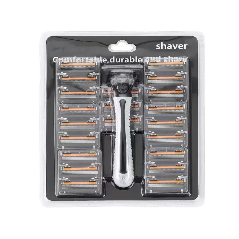 Shaver Brand New Design Men Razor Shaving Two Layer Shaver Reusable Razor Imported Blade Multi Tool Head Change