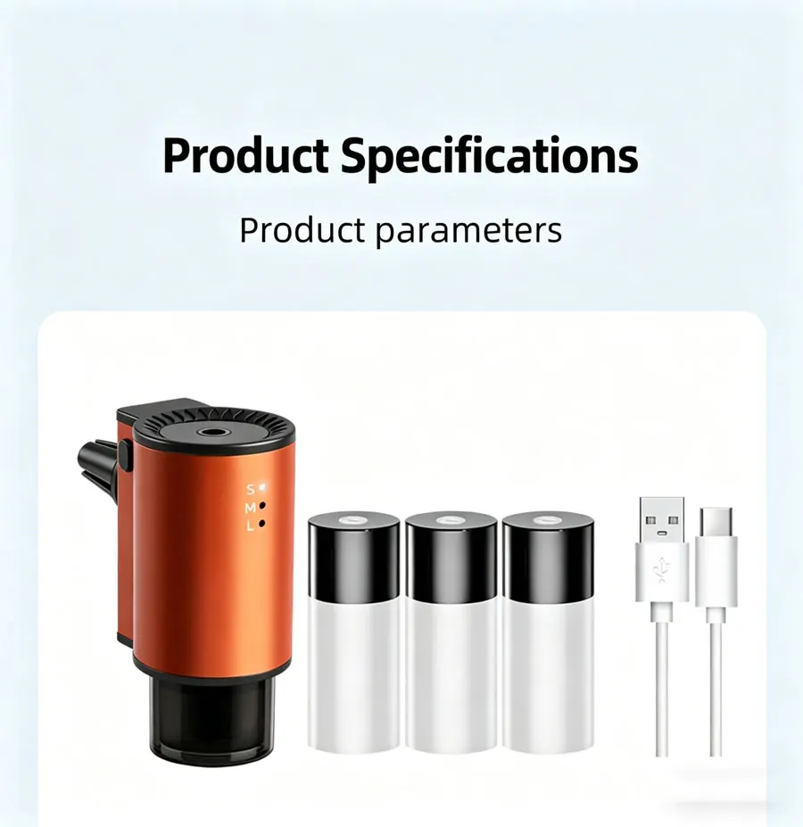 New Car Air Freshener Smart Auto Aroma Diffuser Car Air Vent Essential Oil Mist Humidifier Fragrance Diffuser Aromatherapy ﻿ view 2