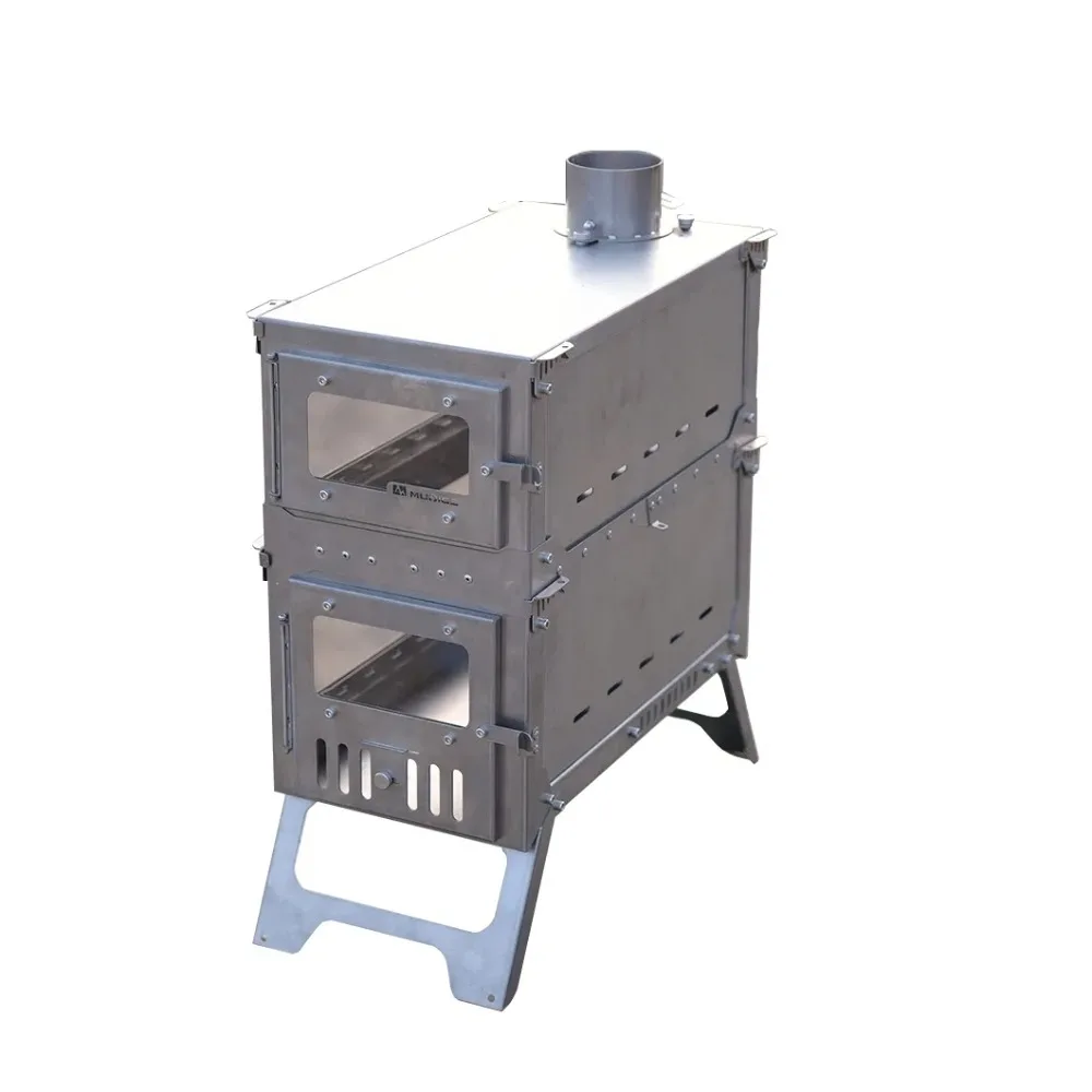 

Tent Stove Must-Have for Outdoor Camping Double Wall Stainless Steel Tent Stove