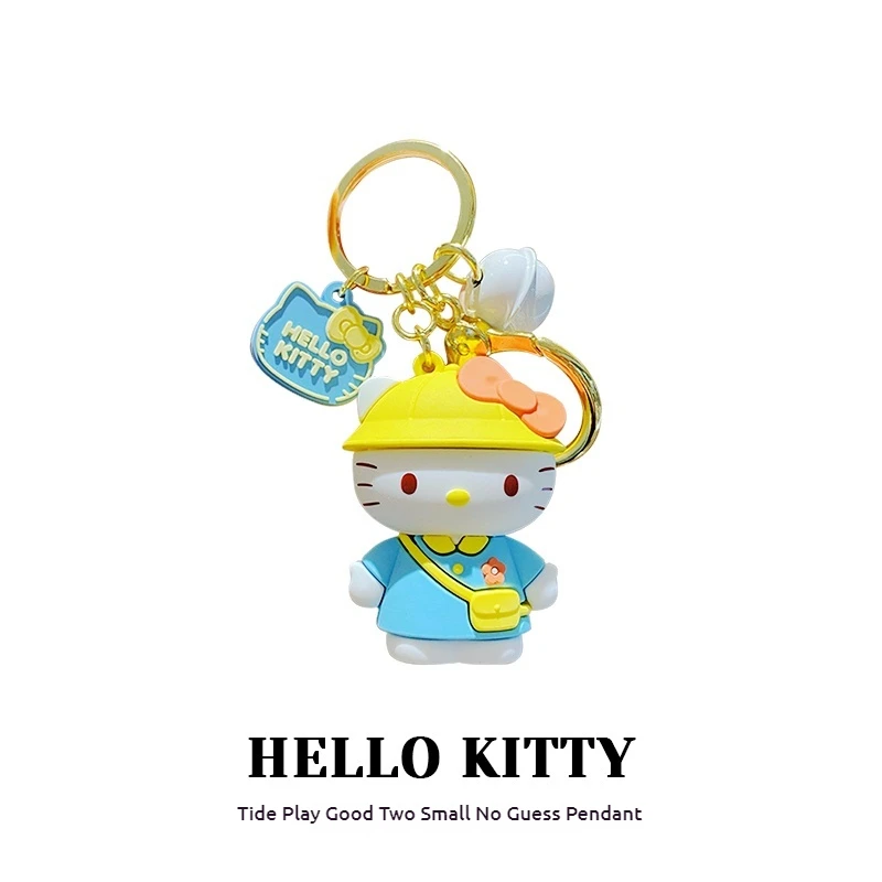 Hellokitty Keychain Pink Series Girl Couple Bag Hanging Decoration Accessories Collection Commemorate Birthday Gift Girlfriends