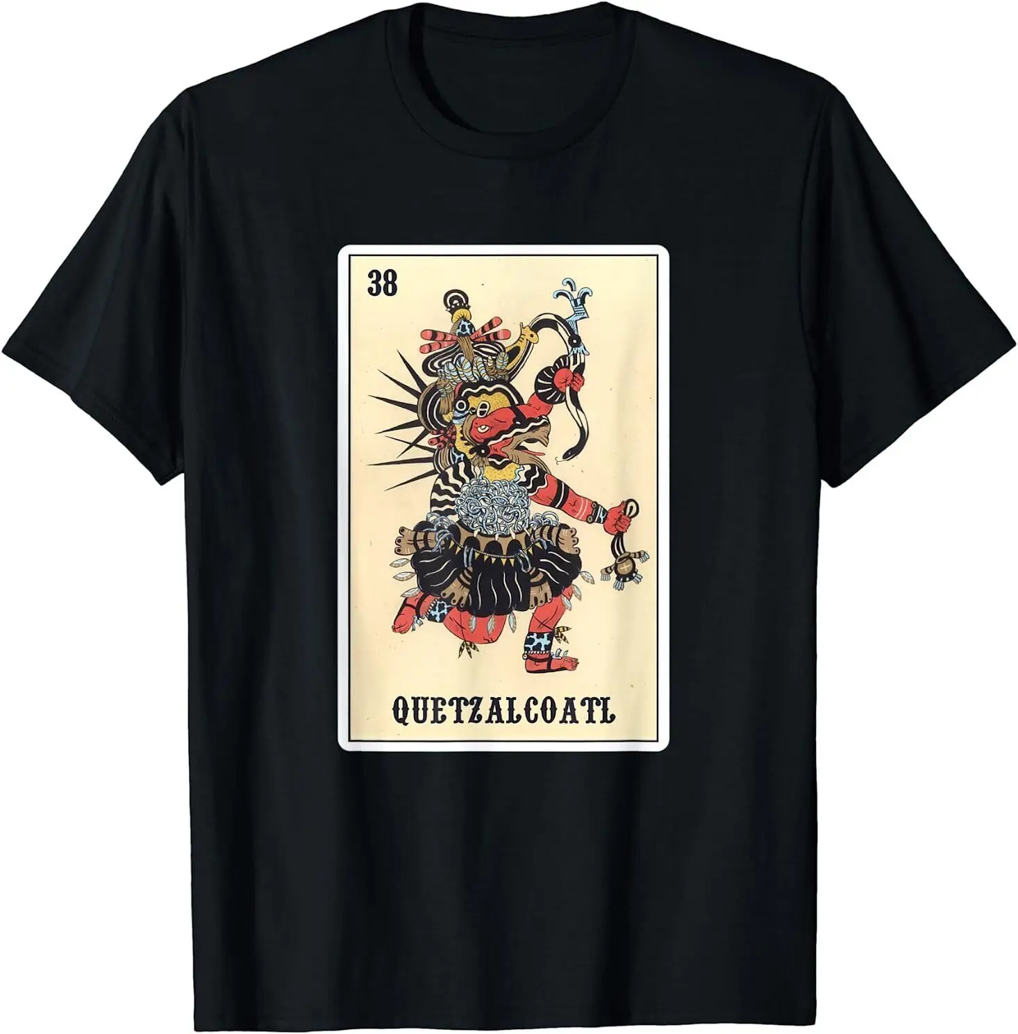 Quetzalcoatl Azteca God of Civilisation - Mexico Aztec Gods T-Shirt Size S-5XL