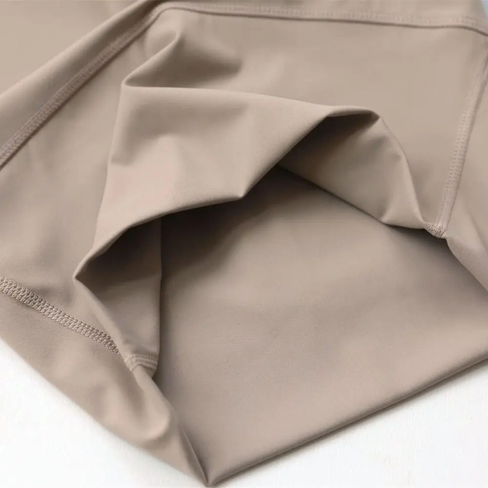 

High Elastic Nylon Sports Shorts Quick-Dry Stretch Butt-Lifting Design Running Shorts Compression Fit 3-Inch Length