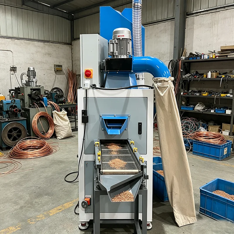 Industrial Dry Copper Wire Granulator Fully Automatic Scrap Cable Recycling Machine Copper Separator Unit