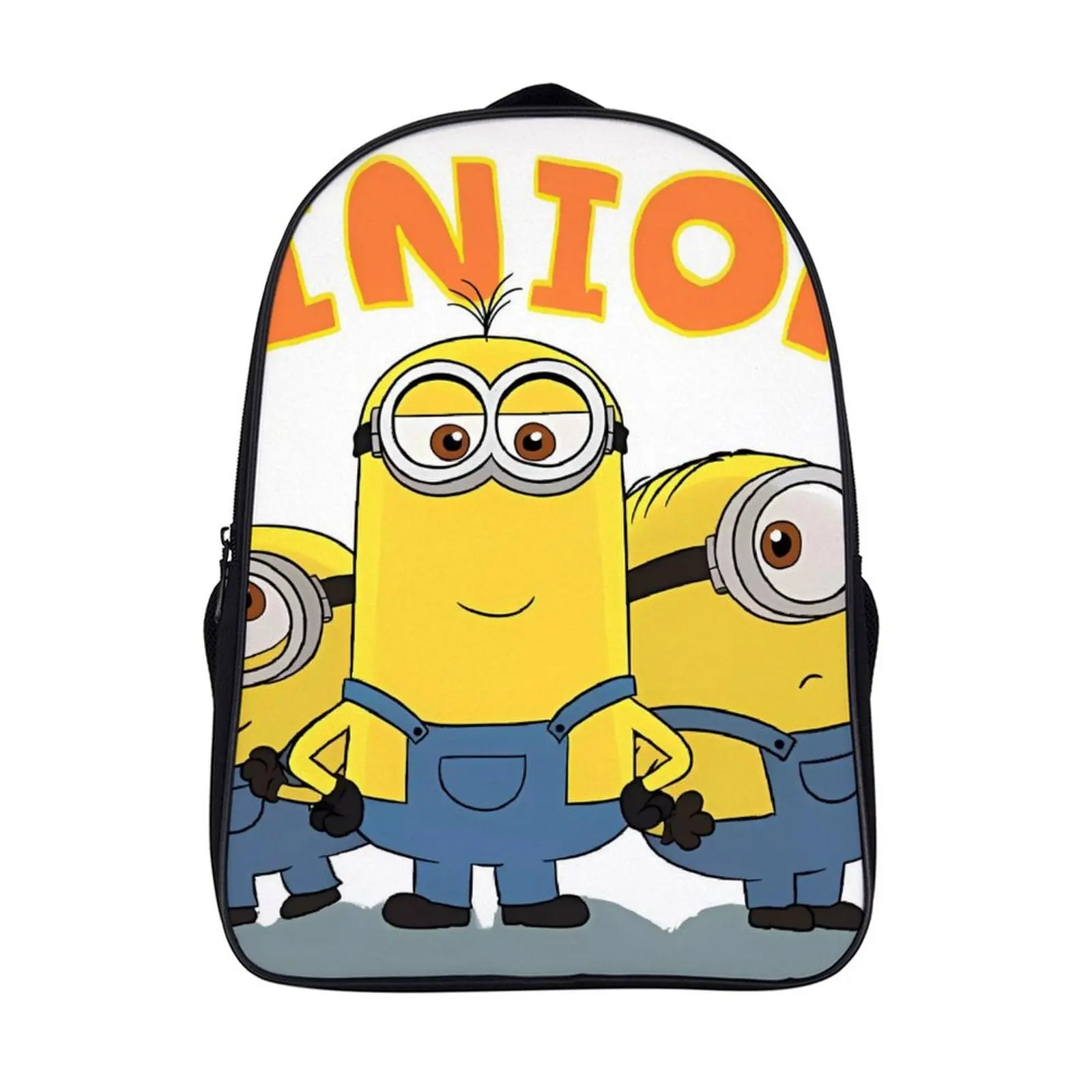 

Cartoon Minions Fashion Student's Backpack School Bag 16 Inch 2 Compartment Backpack Student Schoolbag