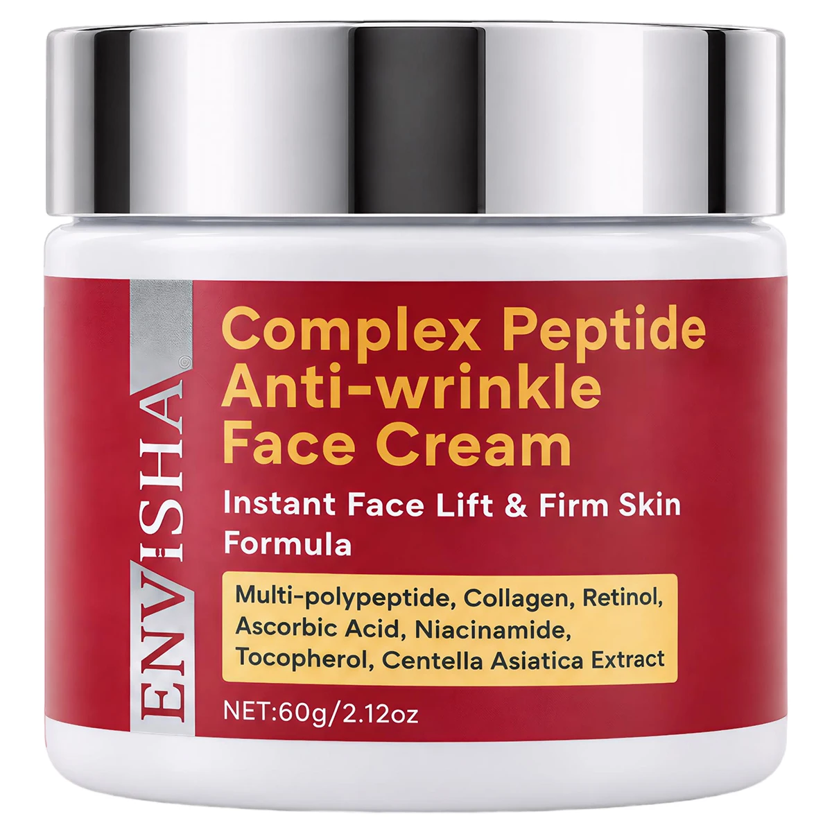 ENVISHA Face Skin Care Complex Peptide Cream Fade Fine Lines Improve Dullness Brightening Moisturizing  Firming Deeply Hydrating