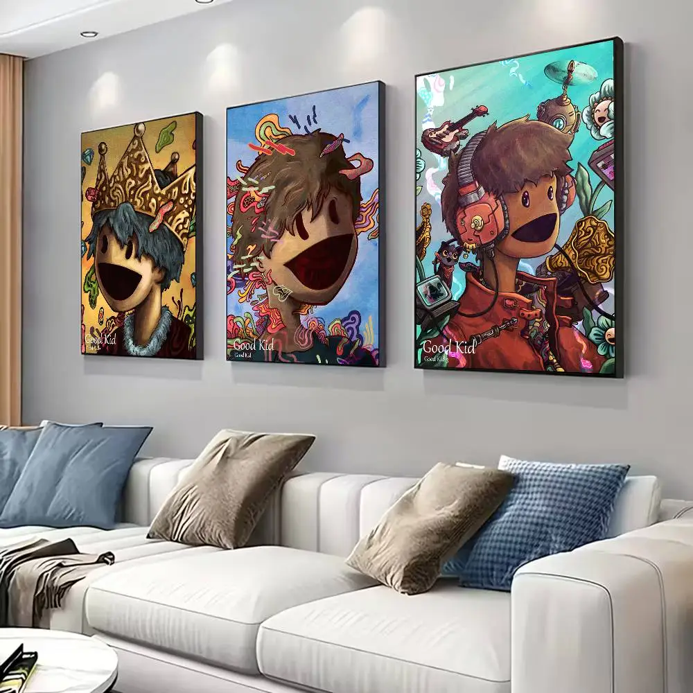 G-Good Kid Band Poster for Living Room, Bedroom, Office, or Bar, Frameless, Indoor Use, Bedroom Wall Art.