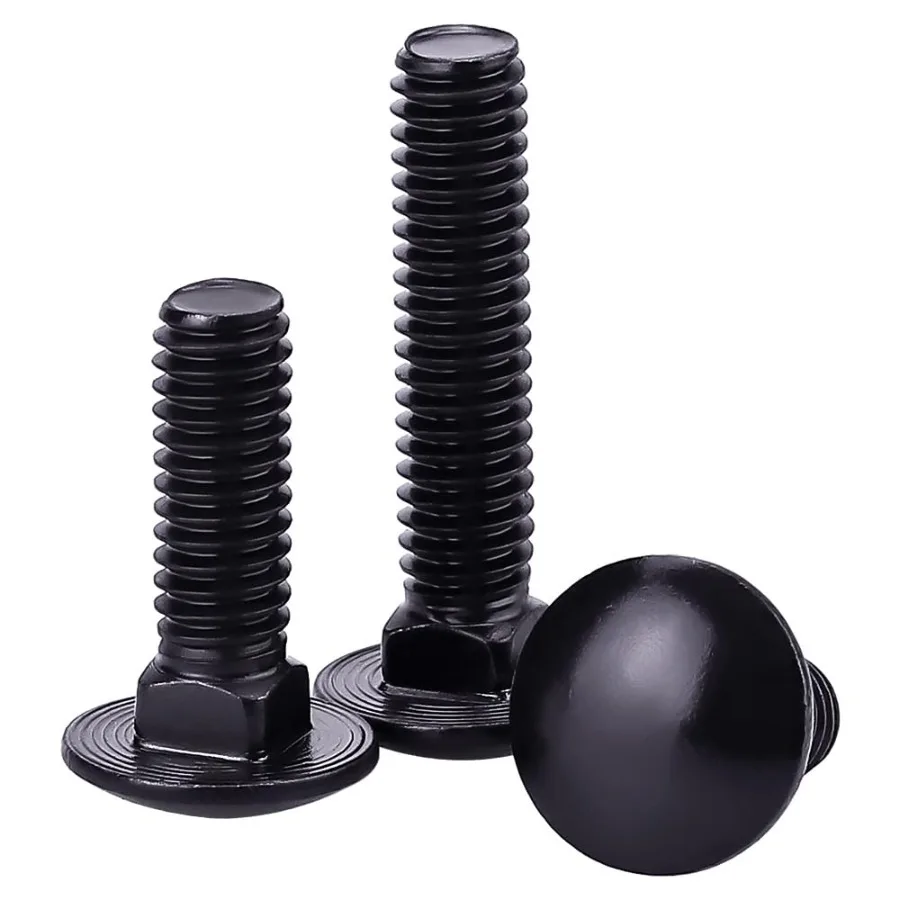 

1 420 x 11 4" Black Steel Carriage Bolts 304 Stainless Steel 188 Round Domed Square Neck Carriage Bolts Screws Coae Thread U 2