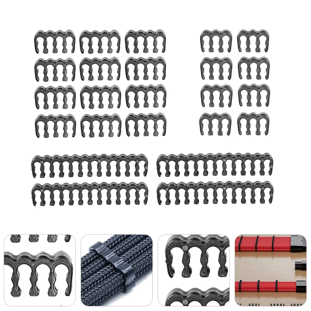 1 Set Extension Power Supply Cable 24Pin 8Pin 6Pin Cable Organizer Cable Manager Bridged Comb Computer Accessory