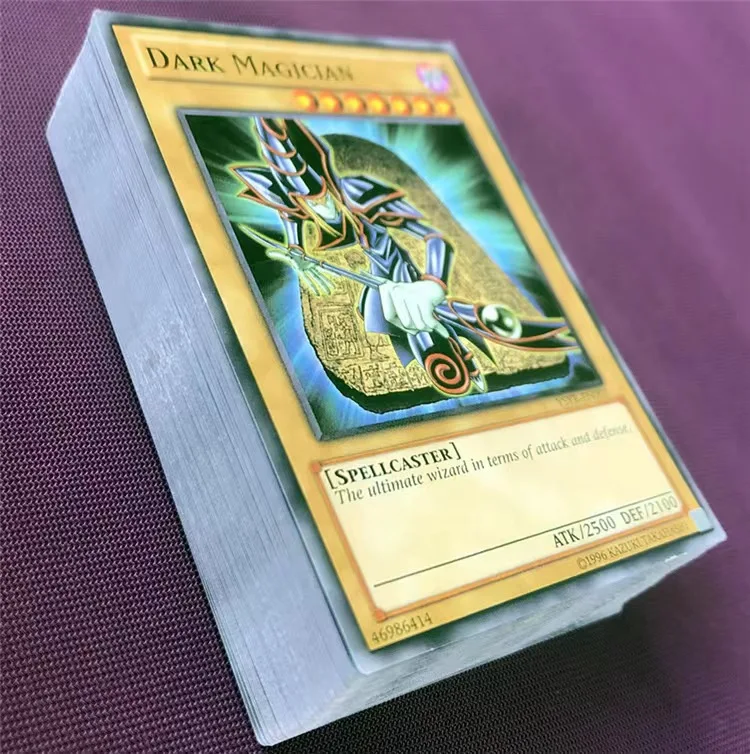 66 unids/caja inglés Yu Gi Oh cartas juego comercial batalla Carte colección de mago oscuro niños yugioh juego de cartas juguete