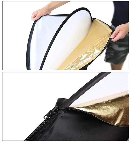 90x120cm 5 in 1 Portable Collapsible Light Oval Photography Reflector for Studio Multi Photo Outdoor studio reflector