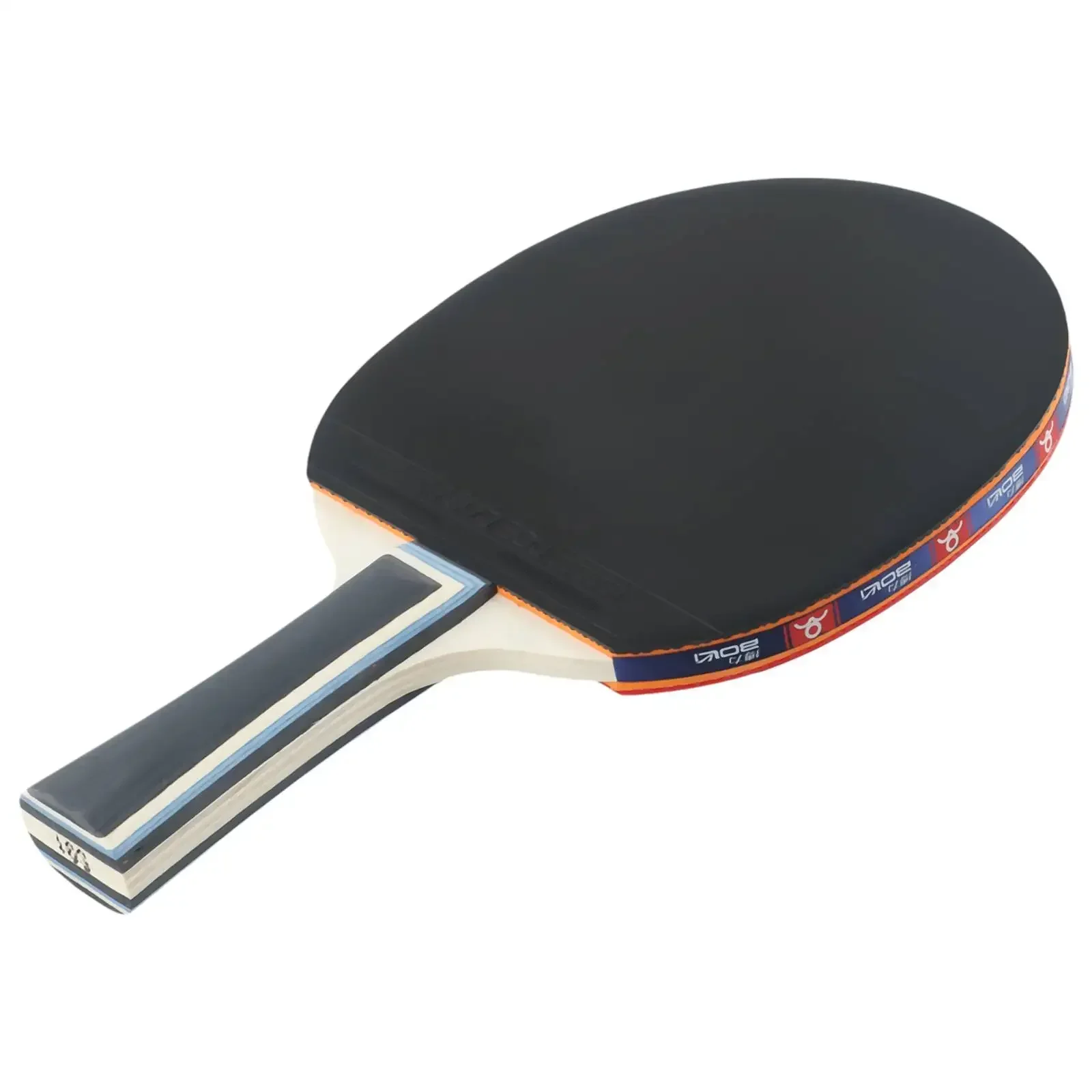 Bat Table Tennis Racket Gifts Replacement Reverse Glue Strong Spin With Bag Wood+Rubber 1 Pc 7 Ply Comfortable
