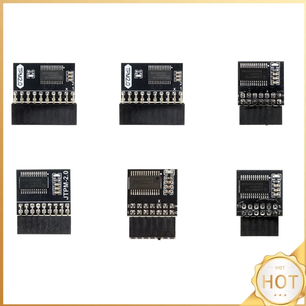 LPC TPM 2.0 Module for Win11 Gigabyte MSI ASRock Desktop Motherboard Infineon Chip