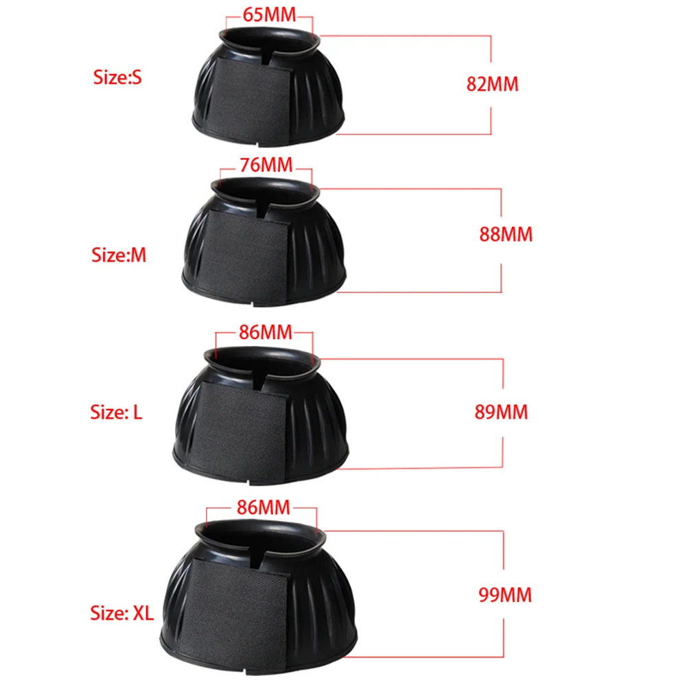 말용 탑 벨 부츠, 360 도 보호 신발, 고무 벨 부츠, 경주용 부동산 브리더 S M L XL, 1 쌍, 드롭 배송