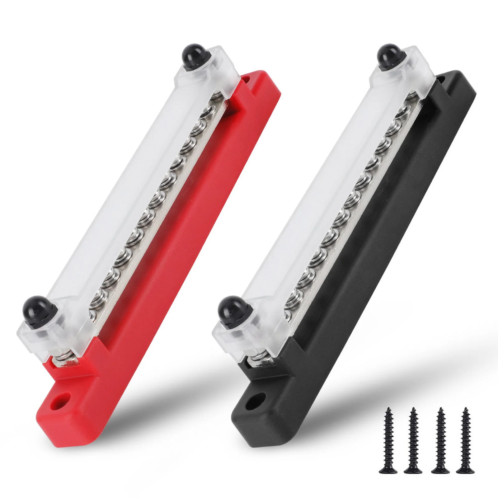 

New M6 Power Distribution Block Bus Bar 12V Buss Bar 150A Electrical Terminal Block for Caravan Truck Boat Car Camper RV Caravan