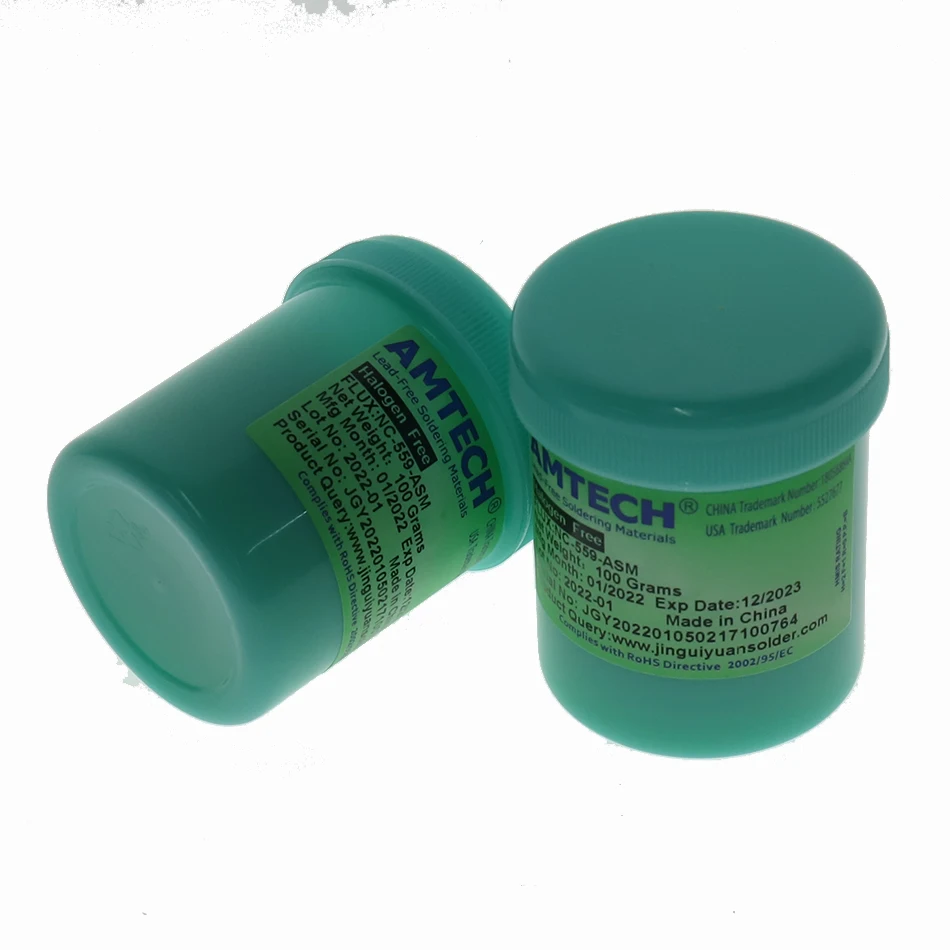 1Pcs AMTECH NC-559-ASM 100g Lead-Free Solder Flux Paste For SMT BGA Reballing Soldering Welding Repair Tools No Clean 1pcs/2