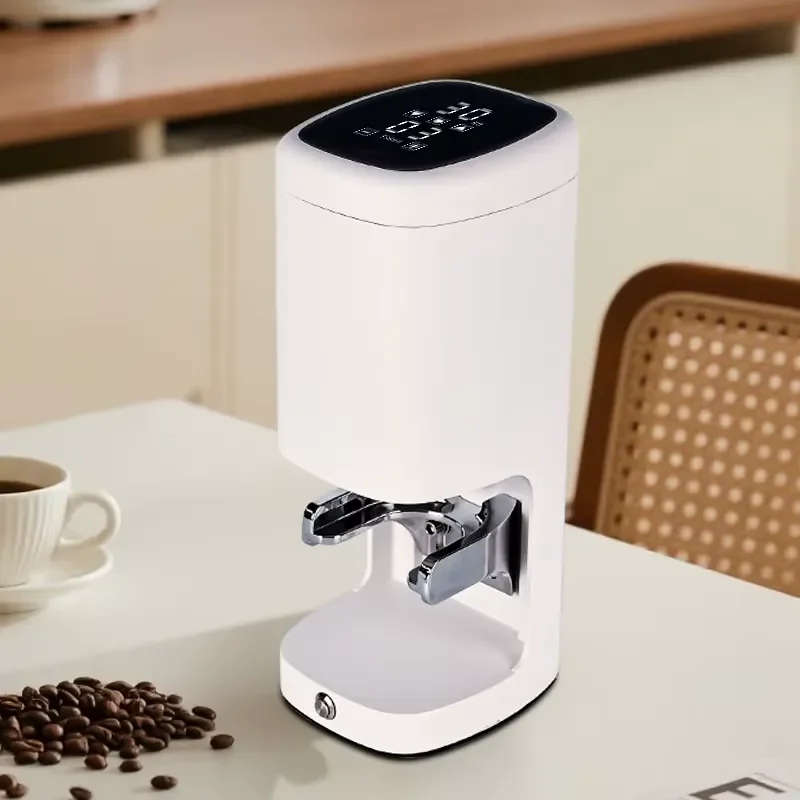 Ecocoffee EMG07S Automatic Coffee Tamper 58mm Eco-Friendly Metal Handle for Home Office & Business Use