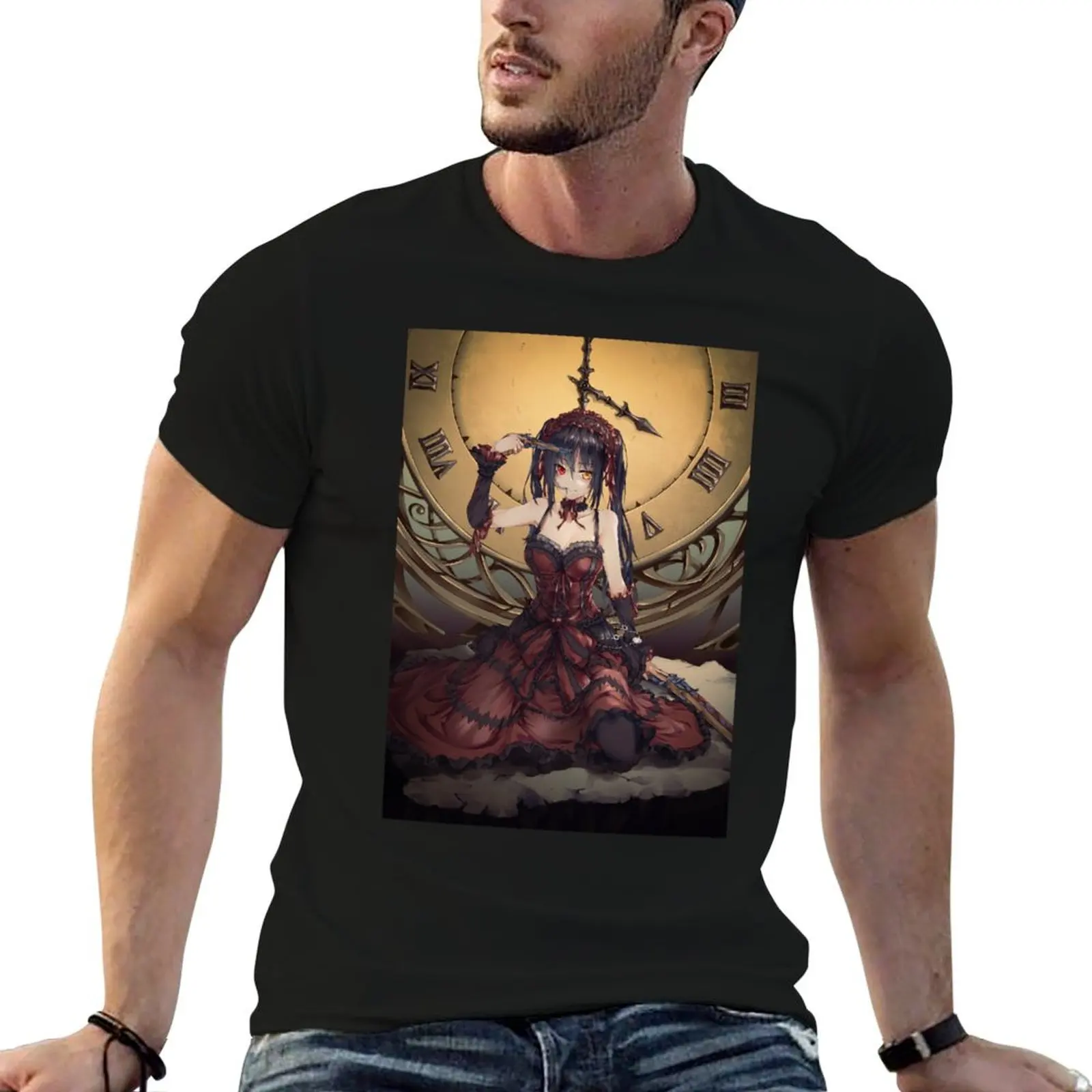 

Kurumi Tokisaki. Date a live T-Shirt t shirts for man graphic funny anime tshirt T-Shirt