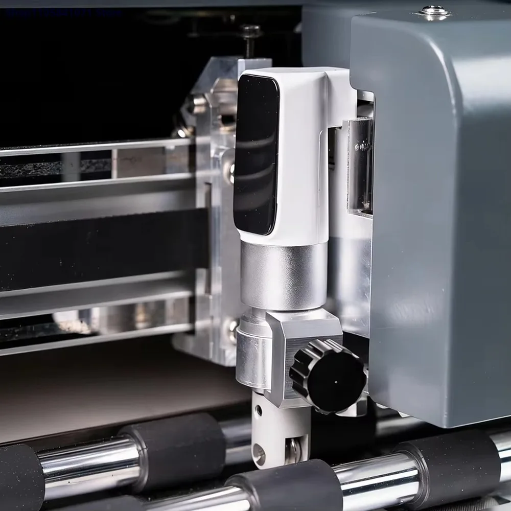 Automatic Digital Die Cutting Machine with Rotary Creasing Wheel Semi-Cut for Custom Gift Boxes and Adhesive Stickers view 4