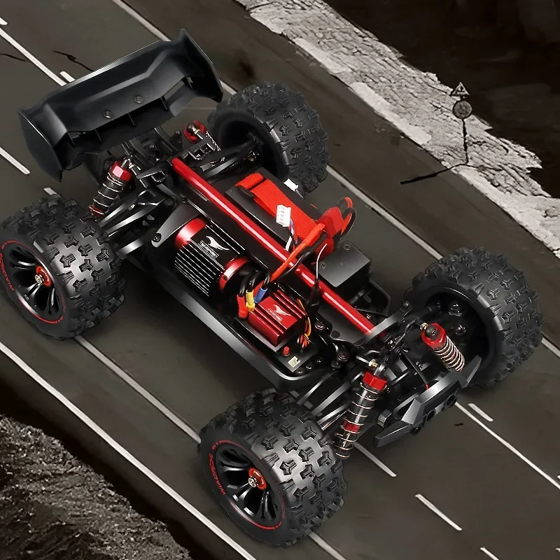 Auto RC 4WD ad alta velocità da 100 km/h, camion RC fuoristrada da arrampicata con motore brushless 1:14, modello di auto telecomandata, regalo divertente, giocattoli per ragazzi
